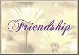 friendship - I try to save the friendship that we have.