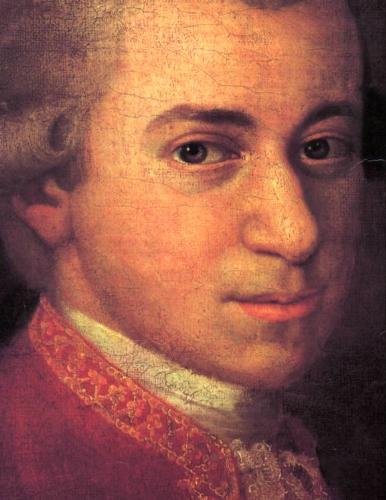 Mozart - This is a painting of Mozart circa 1780, by Johann Nepomuk della Croce.
