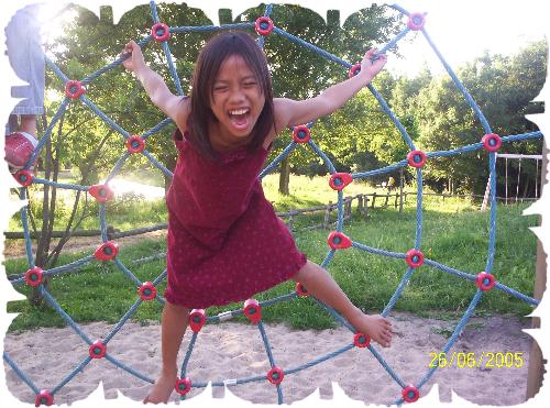 Make you smile - A smile that can brighten your day..make you feel better..Feel good about your self...This is my niece who's enjoying the day and being happy and contented even in a simple thing.They said the people who never contented w/ thier life cannot be happy.I will agree w/ these fact..be happy and smile for what you have and what you got.