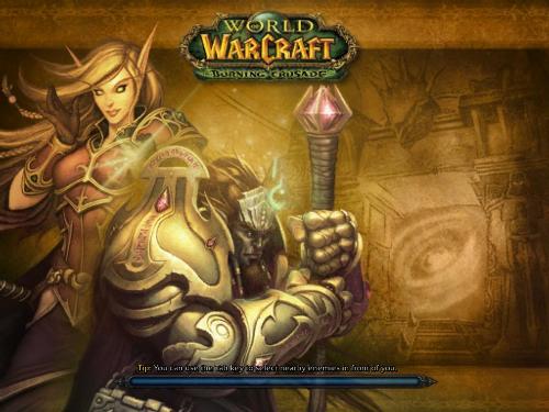 WoW Load Screen - The WoW loading screen gives all kinds of good tips.