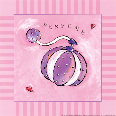 Perfume - perfume in a pin cushion like container.. i love the pink color