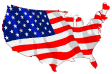 United States - a picture of the US and flag