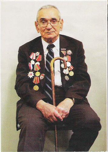 Soviet veteran - Congressman Tim Mahoney thought this guy was an American WWII veteran.