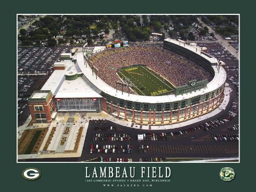 Lambeau Field - Home of the Packers, my favorite sports team.