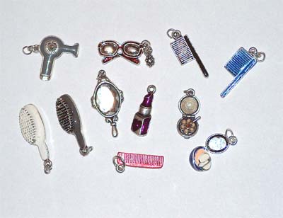 Charmed by beauty - A collection of beauty themed jewellery charms