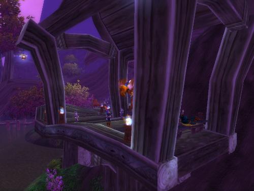 Landing - Coming in for a landing at Teldrasil.
