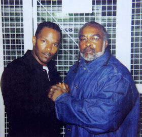 Tookie & Jaime - Tookie and Jamie Fox, who portrayed Tookie in the movie Redemption