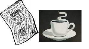 Coffee and Newspaper - Read and Sip