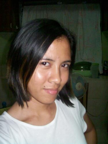 myself - i took this picture by myself. i just got a new haircut at this time.