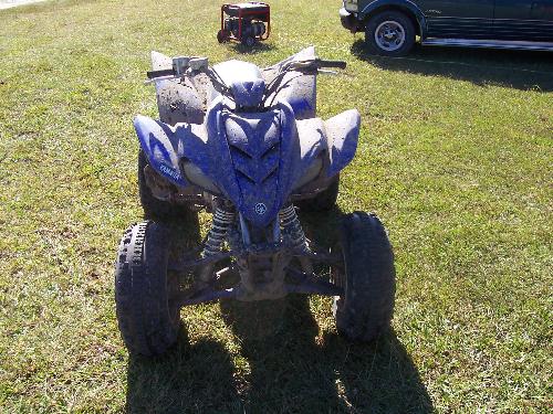 my husbands toy  - my husbands 4 wheeler
