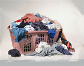 laundry - basket of dirty laundry
