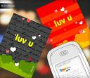 In love - Luv texts - a couple in love.