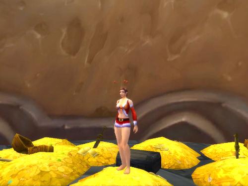 Seasonal Costumes - Seasonal costumes are popular in WoW. This is one of the Christmas ones.