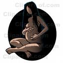 Pregnant - An animated picture of a women pregnant. Yes, she's naked but most women are gorgeous when pregnant. Also, I love japanese themed things.