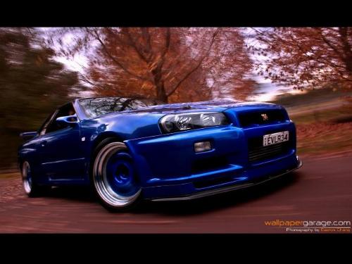 Nissan Skyline GT-R R34 - Here's my wallpaper. My all time favorite car. =)