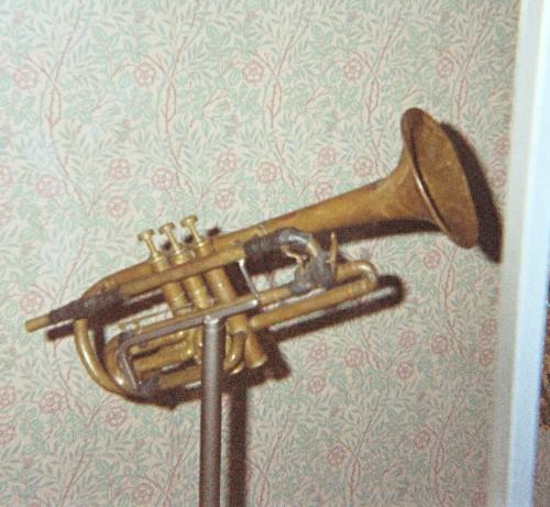 Louis Armstrong's Trumpet - This was in one of the museums in downtown Washington DC. The trumpet used to be played by the world renowned trumpet play Louis Armstrong. He is widely regarded as the best man to ever pick up a trumpet. IT is a bit old and rusty, but that's because he lived in the forties and fifties. I believe this was donated by his family to the museum, and it was great to see it as a trumpet player myself.