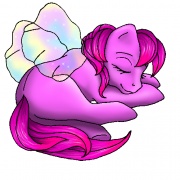 Cyberfluf - This is cyberfluf, my my little pony persona, when made in the generator. She does miss her symbol because there was no option to add that in the generator. I'll photoshop that on later!