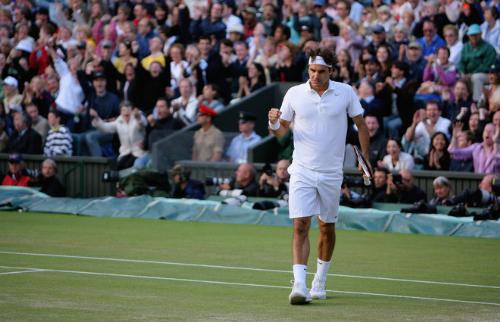 Roger Federer - Rger Federer in the wimbledon's final