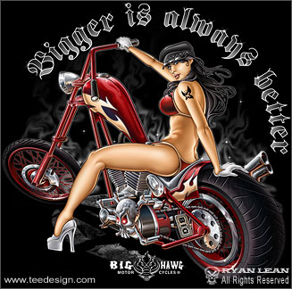 The best bike! - I would like to say this would be me in 10 years...i mean i look like her now..lol yea right...but im talkin about me being on the bike.