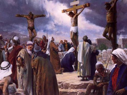 Look at Him - He loves us and gives his life for us