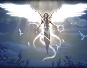 Archangel - An Archangel.  How I would think the archangel Micheal would look like.
