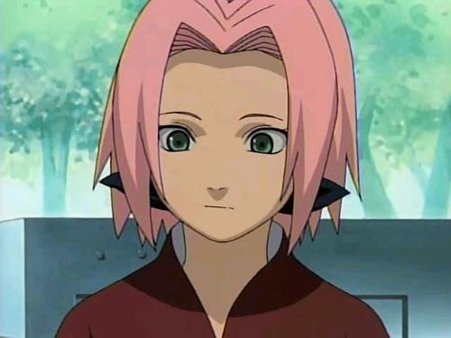 Tsundere - Haruno Sakura - Naruto - At the series' start, one of Sakura's notable characteristics is her infatuation with Sasuke Uchiha. Initially this consists of following him everywhere in an attempt to help him and valuing his opinion and abilities above all others. Once Sasuke begins to be put in more dangerous situations, Sakura's display of her emotions shifts to concern for his well-being, first seen when he appears to have died and she goes against the Shinobi Code by crying for his loss. While his death turns out to be an illusion, Sakura maintains this method of showing her feelings for Part I's duration. She grows more worried when Sasuke achieved the Curse Seal form. Sakura also worries about the seal's potential to draw him away from Konoha. In time, her fears are realized and Sasuke abandons the village to seek out Orochimaru. Before he leaves Sakura attempts to stop him at the village exit, expressing her love for him and begging him to stay. She was so desperate that she was willing to go with him on his journey. Sasuke, however, only gives her a 'thank you' before knocking her out.  Although it is unknown what her feelings for Sasuke are now, Sakura still wishes for Sasuke's return to Konoha. As such, during their reunion after the timeskip, she willingly attacks Sasuke to make this task easier and to protect others from his attacks. Despite this new mentality in regard to Sasuke, Sakura still worries about his well-being. Regardless of her conflicting approaches to Sasuke, Sakura is still unwilling to let anyone speak ill of him and readily beats anyone who badmouths him in an instant.  Sakura's opinion of Naruto is also one of her earliest personality traits. In Naruto's case, however, Sakura initially sees him to be a talentless idiot whose goal in life is to annoy her endlessly. While she continues to call him an 'idiot' from time to time, Sakura abandons many of her convictions about Naruto as the two spend more time together. During each of his battles Naruto proves able to use numerous complicated jutsu in many ingenious ways, causing Sakura to value him as a teammate more with each passing mission. She even begins to find herself envious of Naruto's rapid progression but it also encourages her to do better as well. When Sasuke left Konoha, Sakura, unable to join the retrieval team, asked for Naruto to bring him back, believing Naruto to be the only person capable of getting through to Sasuke. Naruto promised that he will bring Sasuke back and made it his 'promise of a lifetime'. It is with this that Sakura realized Naruto's feelings for his teammates and village as she cried for her broken team when he is left in the hospital after his failed attempt in retrieving Sasuke. While Naruto still maintains that he will bring Sasuke back someday, Sakura resolves that next time they will bring him to Konoha together.   - answers.com