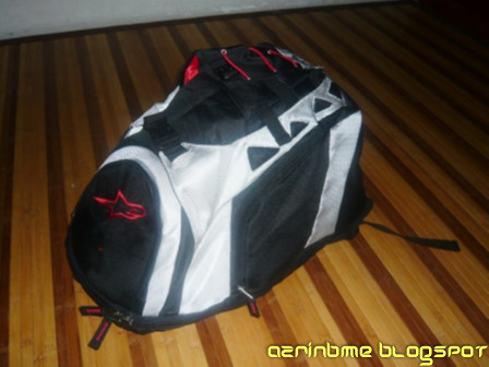 alpine star back pack - No so bulky after keep helmet and laptop