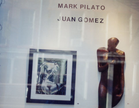 'Defining The Edge' Juan Gomez and Mark Pilato two - Works on paper by Juan Gomez \ Sculpture By Mark Pilato  Exhibition a few years ago at the Rodger LaPelle Galleries in Philadelphia.
