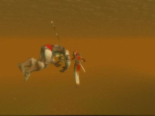 Underwater K.O. - Enemies that die underwater, die in a different position than if they had died on land.
