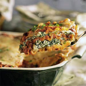 Spinach-Black Bean Lasagna - i would bet, Popeye will really crave for this lasagna..