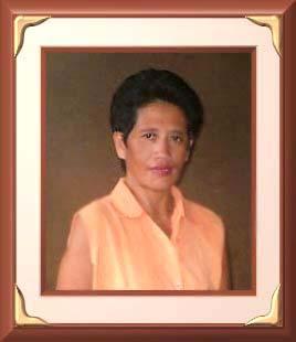 My Beloved Mom - my mom's latest picture before she died.