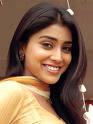 The Sahara of Tollywood -   Shreya with her cute smile.At present she's definitely the number one star of indian cinema.