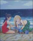friends - playing beachside