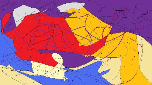 Art - My 6 year old made this for me using Windows Paint