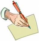 writing - on a paper