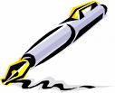 writing - with ink pen