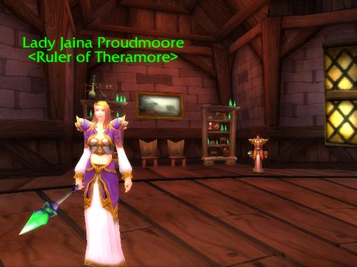 Ruler of Theramore - Although she looks delicate, Jaina Proudmoore could take on a whole raid of Horde players.