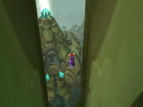 Small Glitch - Sometimes a small glitch occures in the game. This one is causing the character to hang in mid air.