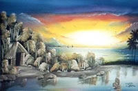 Beutiful scenery - A beutiful scenery which pleases the mind.