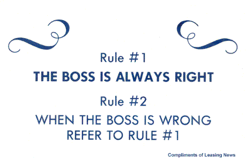 Boss is always right - Boss is always right...