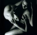 Lesbian Love - For the past few years I've been very interested in finding love with another woman. This is photo is of beauty between two women who love each other. It's in black and white, which shows so much gray area.