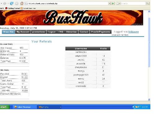 buxhawk ptc - I got paid here