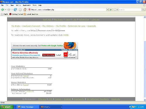 buxear - buxear paid to click, only $5 payout