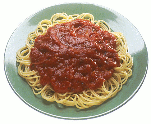 pasta with tomato sauce - spagetti pasta with tomato sauce