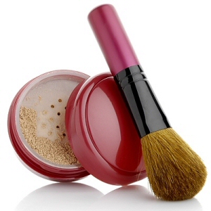 Serious Skin Care Mineral Makeup -  - Serious Skin Care has entered the mineral foundation market with the introduction of their Serious Skin Care Bella Rose ProMinerals Foundation with SPF 15 and Brush.  The foundation is available in four colors - light, medium, tan and dark.  The foundation has an SPF of 15 and seems to be a good value at $24.50 for 0.50 oz. of foundation and a brush (which looks like the bare minerals flawless application brush to me!) Jennifer Flavin-Stallone was sure to point out that their size is 40% bigger than the 'national brand'. It also has a 'unique' bowl top lid that is intended to make the application less messy.  The foundation is finely milled, which is intended to give a smoother application and finish. It does not contain Bismuth Oxychloride, which is what gives bareMinerals and others its 'glow' (which some people do not like), but it also causes itching in some users.