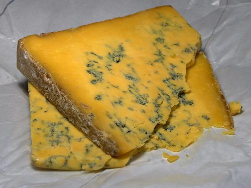 Shropshire blue cheese - photo of Shropshire blue cheese