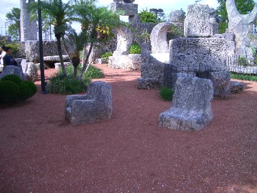 Coral Castle - pic of some of the furniture made out of coral