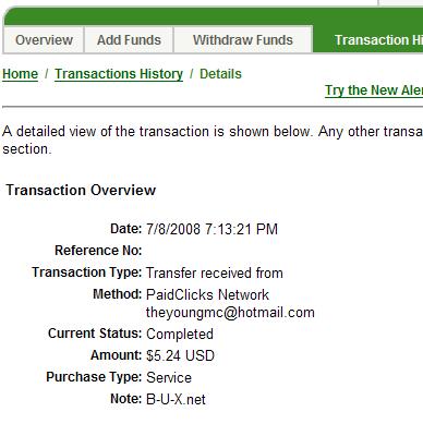 B-U-X.Net Payment Proof  - IN 12 Hours , .........................................................