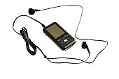 Apple Ipod - Photo of Apple Ipod with headset