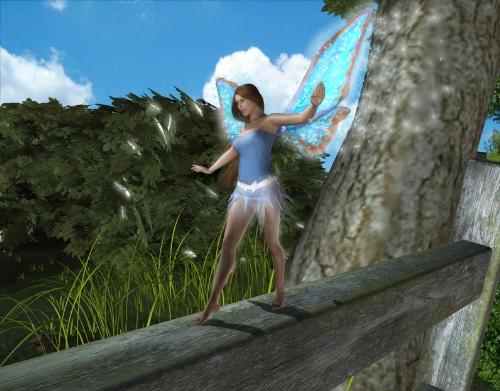 Pretty Fairy - A pretty fairy made with DAZ 3D Studio and Corel Painter.